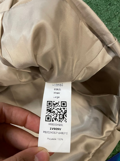 Beige zipup vest