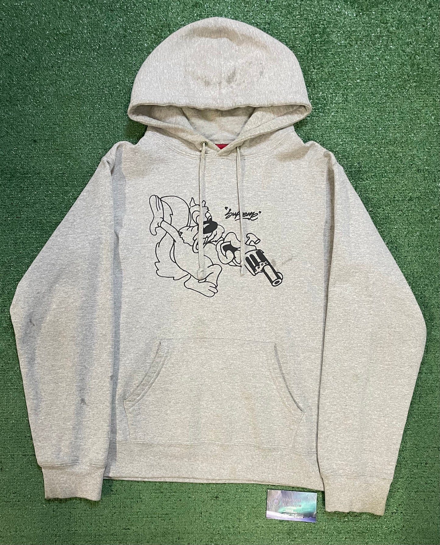 Supreme Lee quinones grey  hoodie