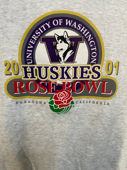 Vintage 2000s UW  University of Washington rose bowl crewneck