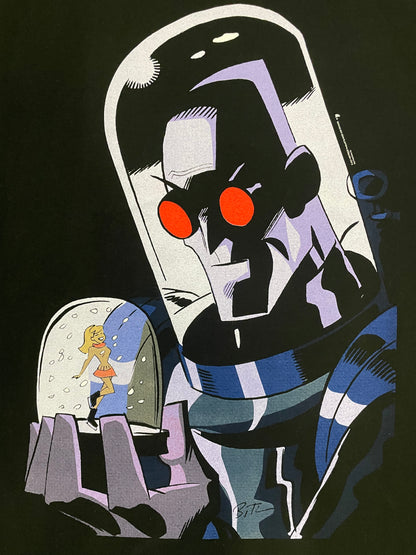Mask and diguise Mr freeze Batman animated series animated all over print tee