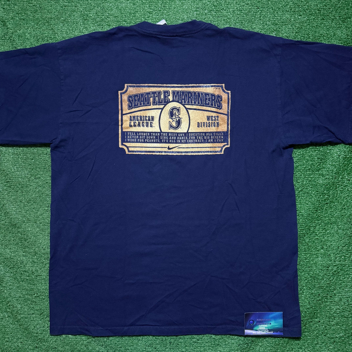 Vintage Seattle Mariners Nike Center Swoosh Shirt