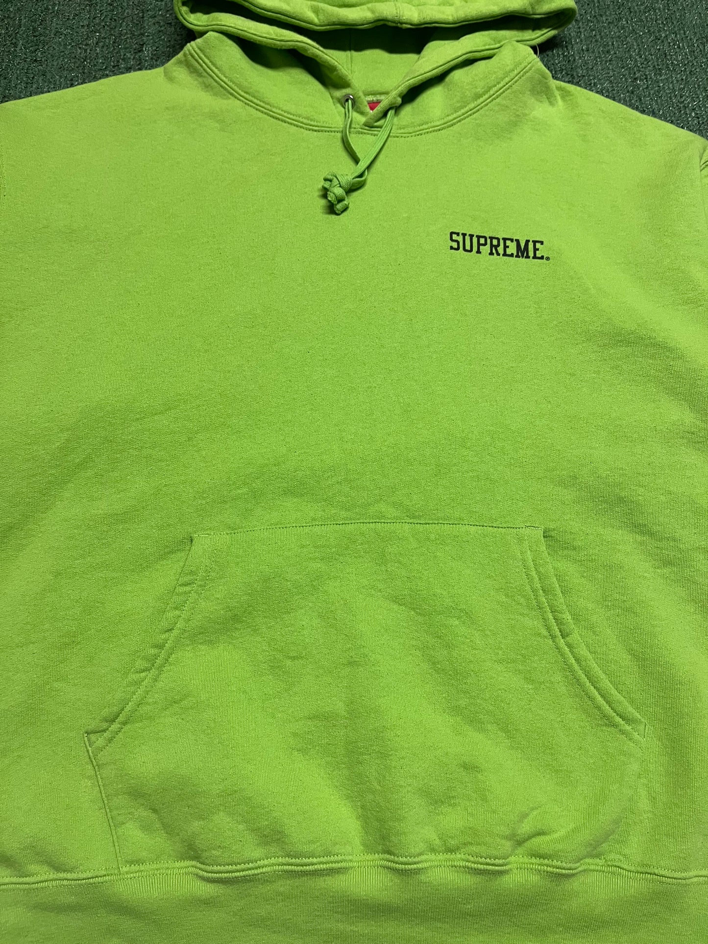 Supreme doggs lime hoodie