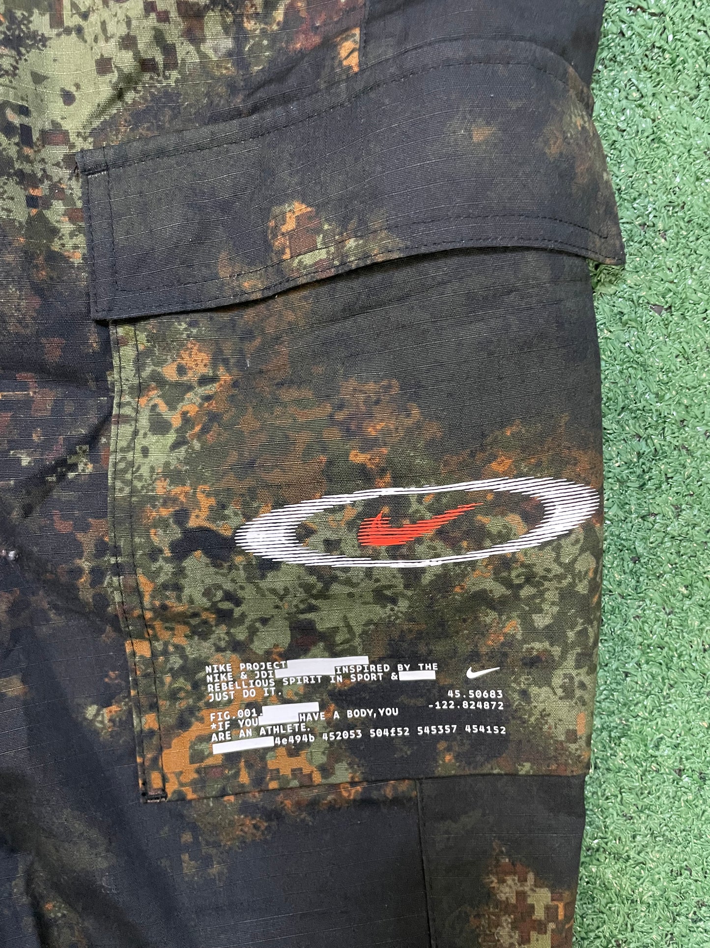 Nike digital camo woven pants