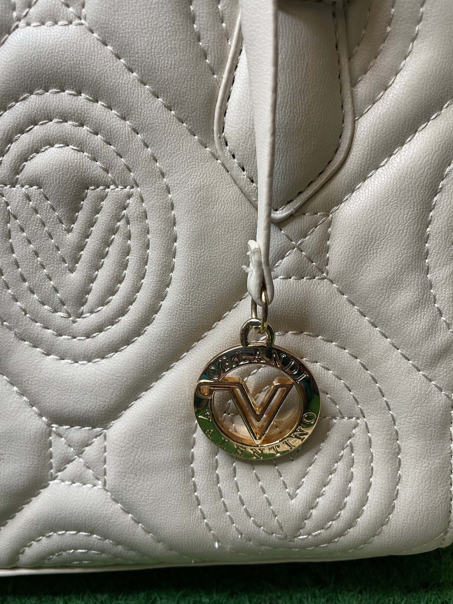 Valentino Orlandi ivory monogram handbag