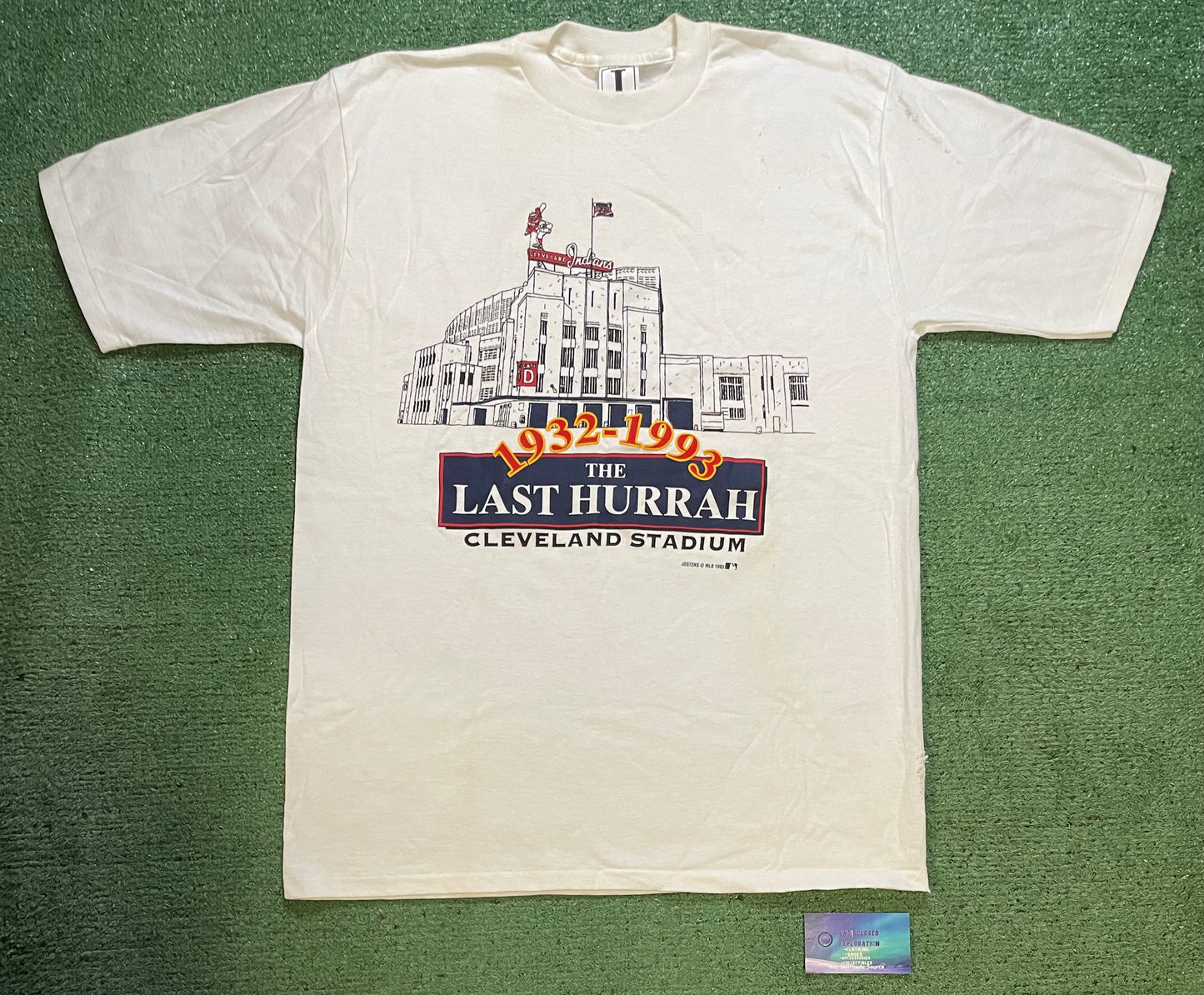 Vintage 1990s The Last Hurrah Cleveland stadium MLB tee