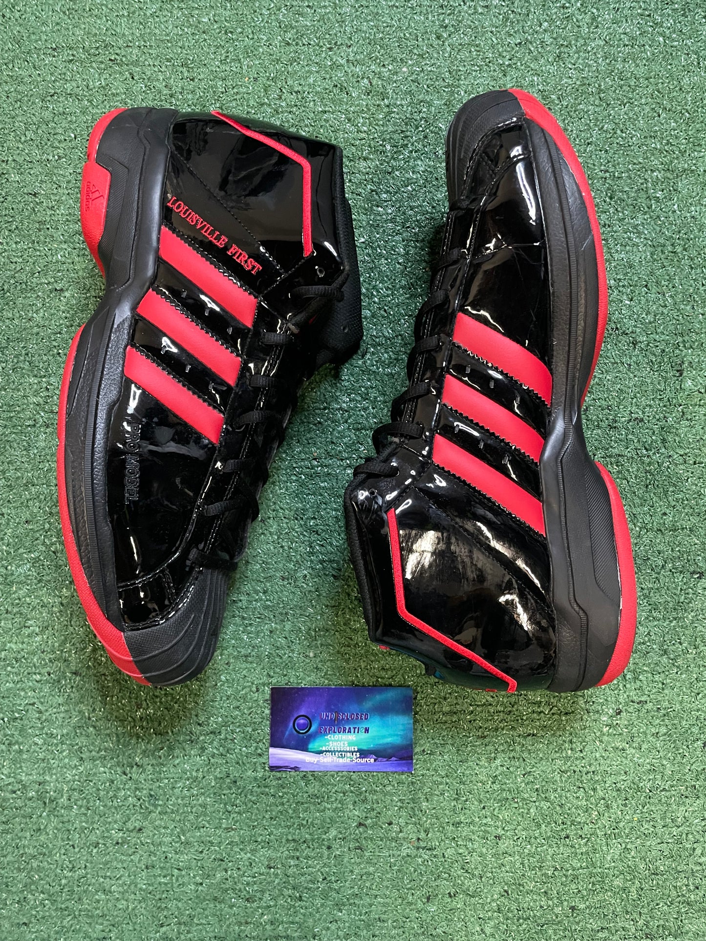 Adidas Pro Model 2G Black/Red size 14men/15.5women