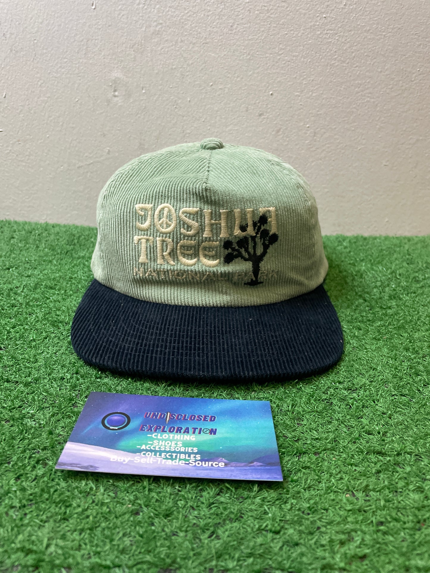 Joshua Tree national park corduroy hat