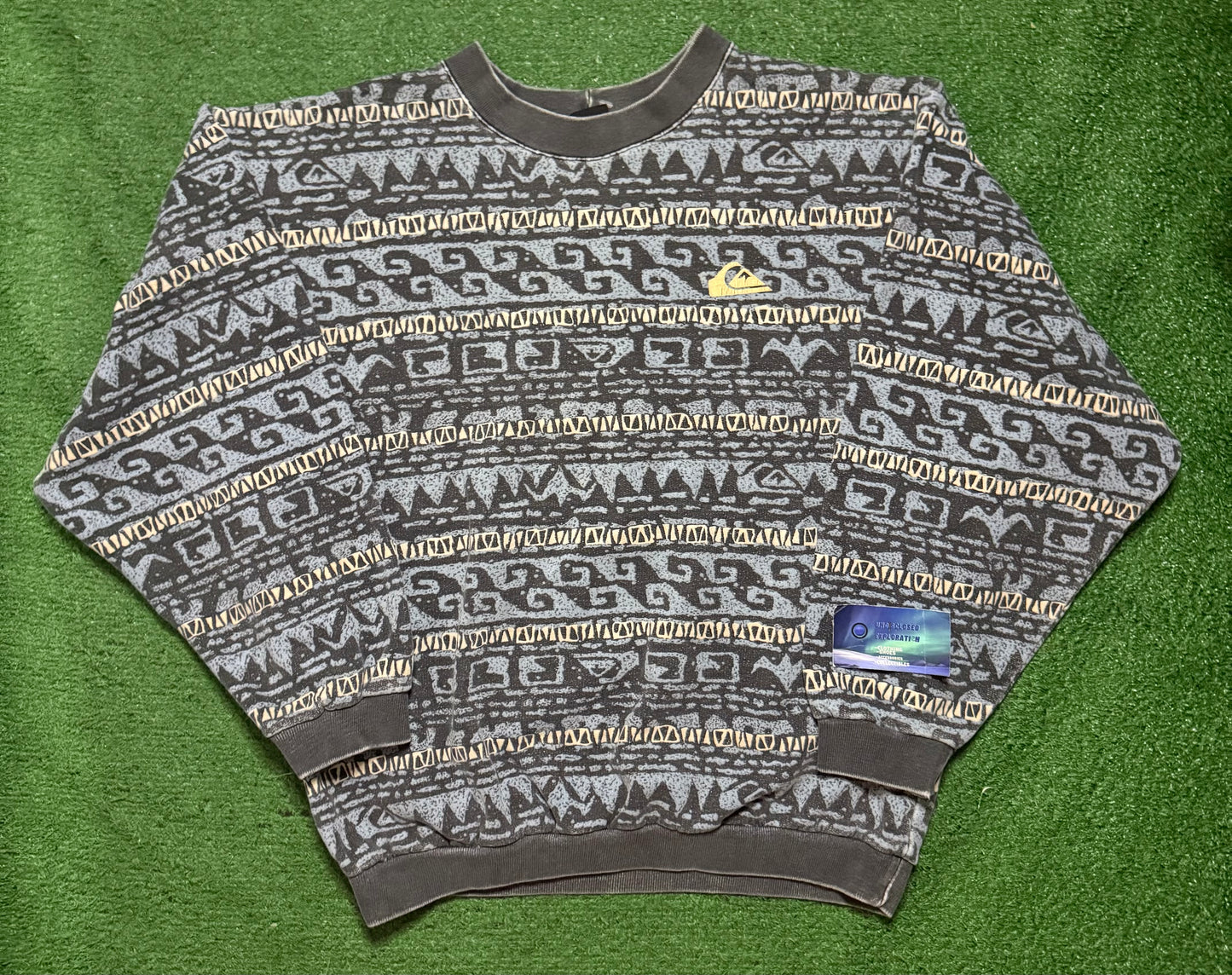 Vintage Quiksilver All Over Print Crewneck
