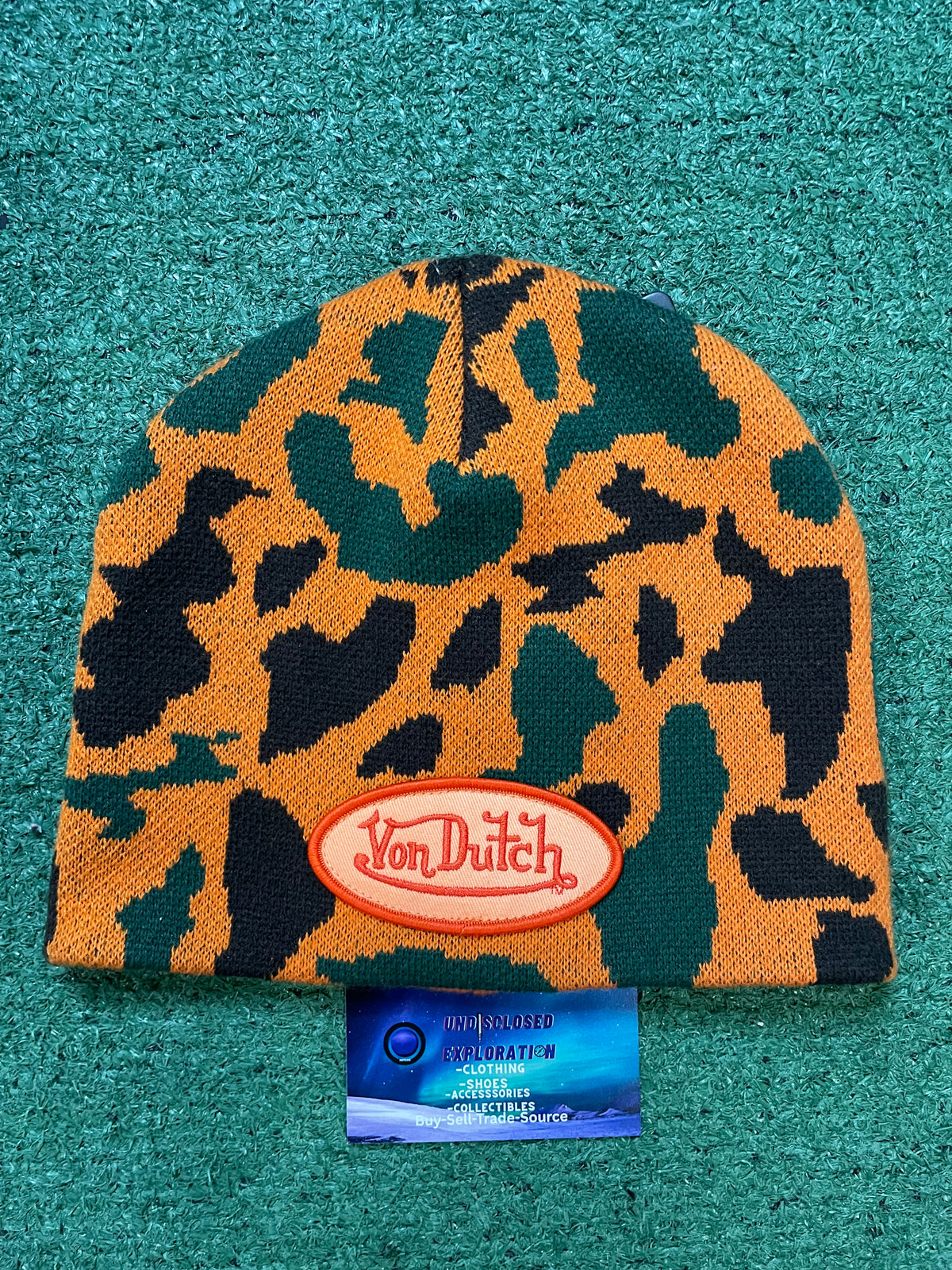 Von Dutch camo beanie