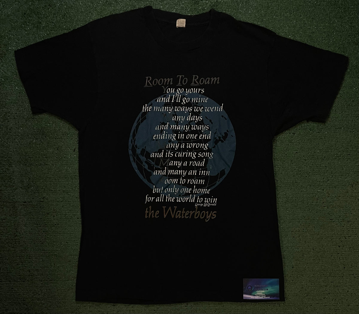 Vintage 1990s Room To Roam waterboys tour tee