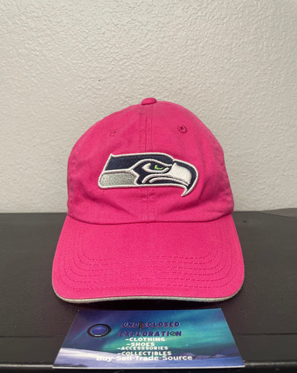 Vintage 2000s Seattle Seahawks pink hat