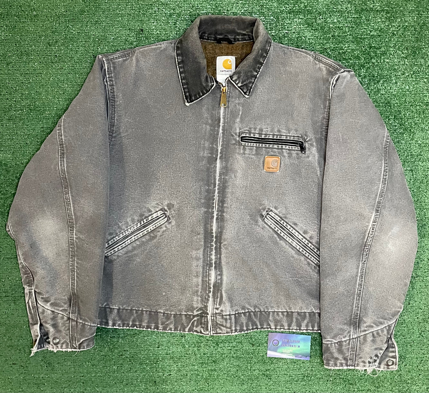 Vintage Carhartt Detroit gravel gray J97 GVL