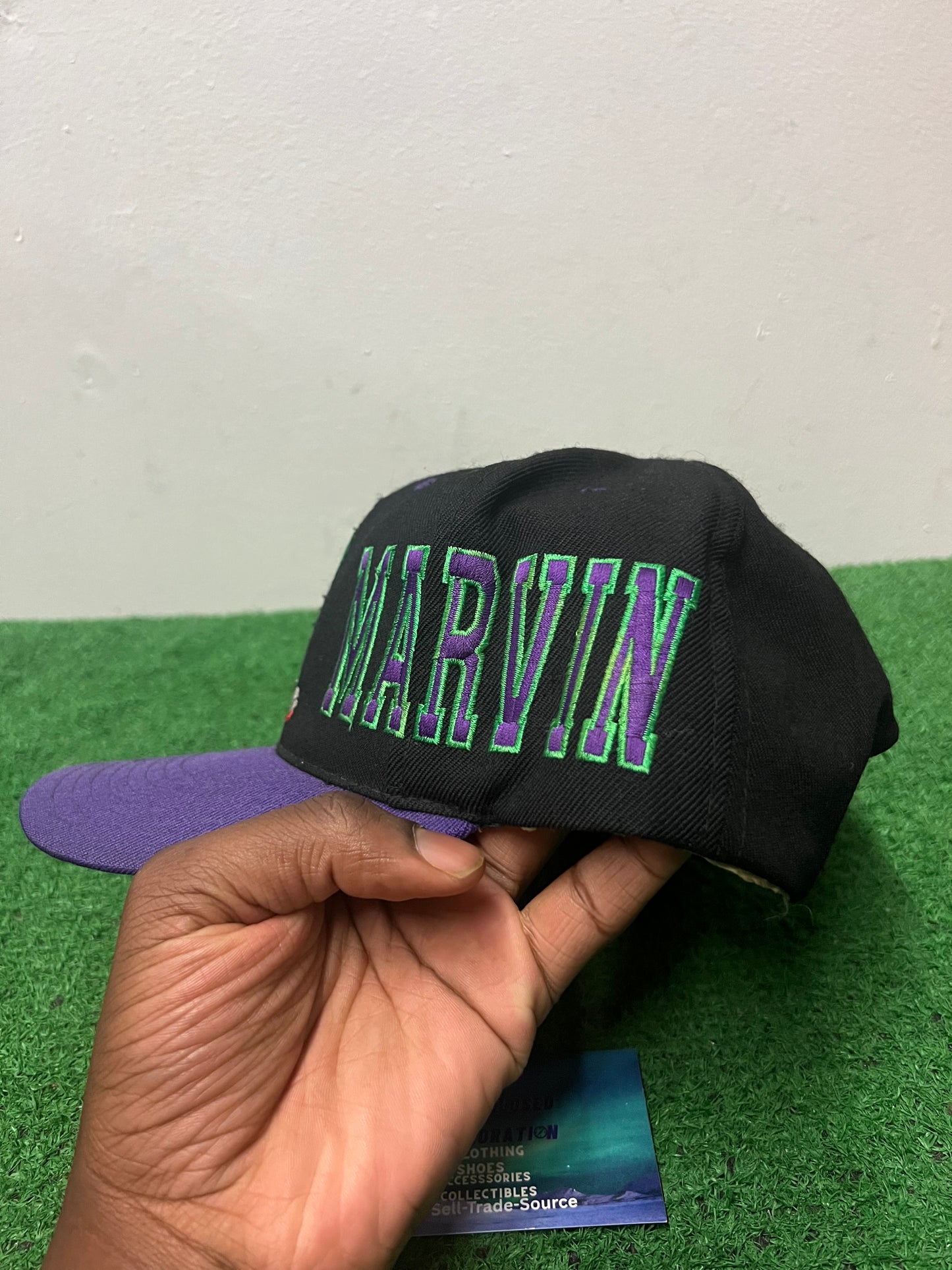 Vintage 1990s Marvin the Martian looney tunes hat