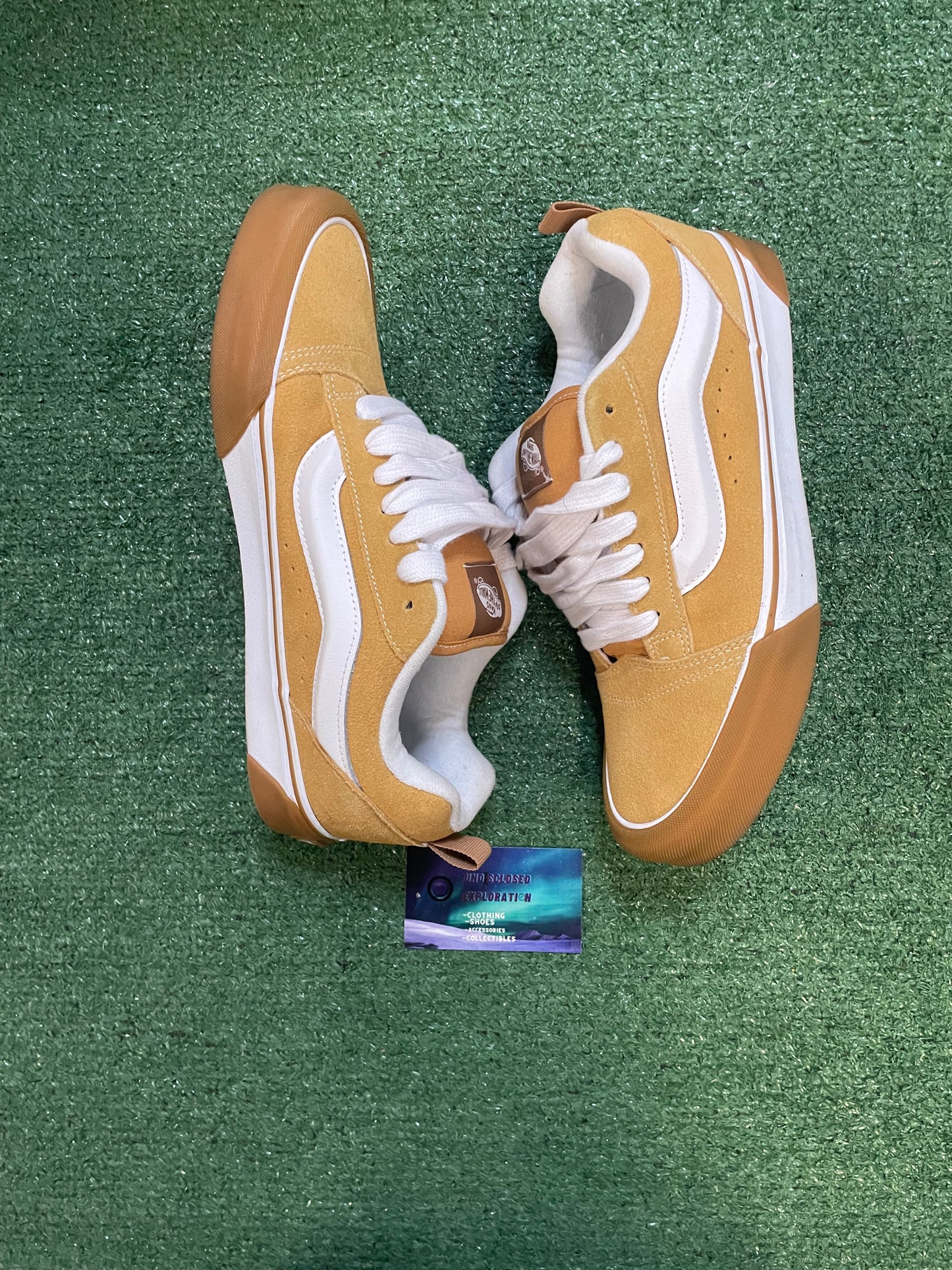 Vans knu skool honey yellow 10men/11.5women