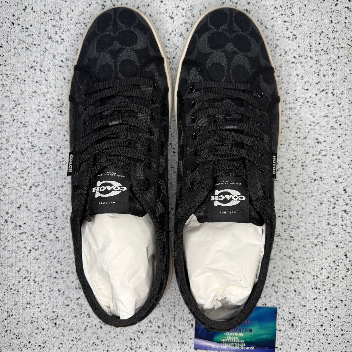 Coach Signature Canvas Sneakers