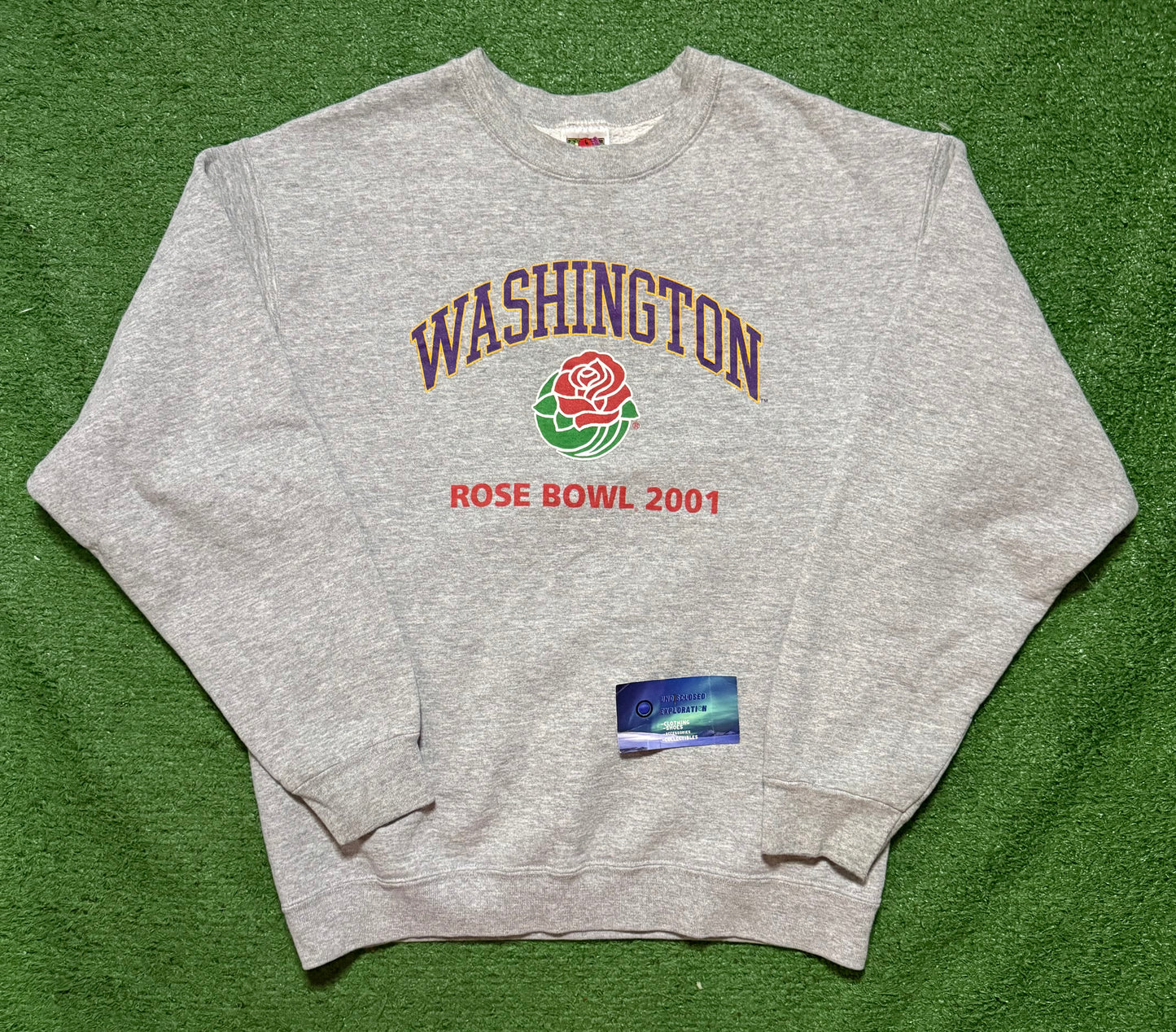 Vintage UW Huskies 2001 Rose Bowl Crewneck