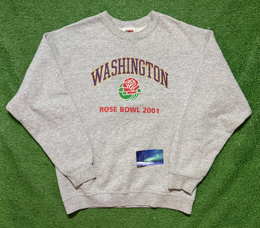 Vintage UW Huskies 2001 Rose Bowl Crewneck