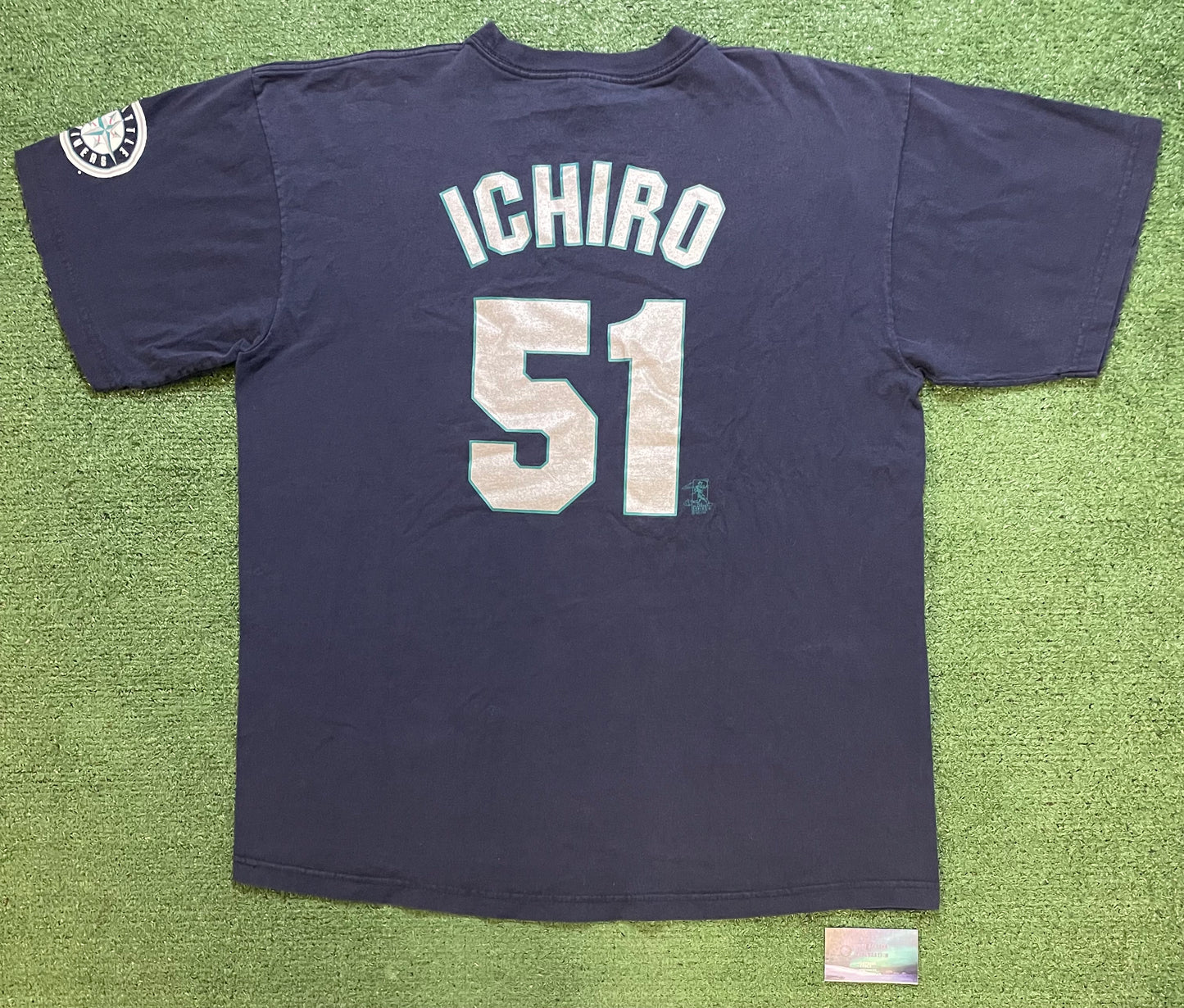 Vintage 1990s Seattle Mariners Ichiro #51 player tee