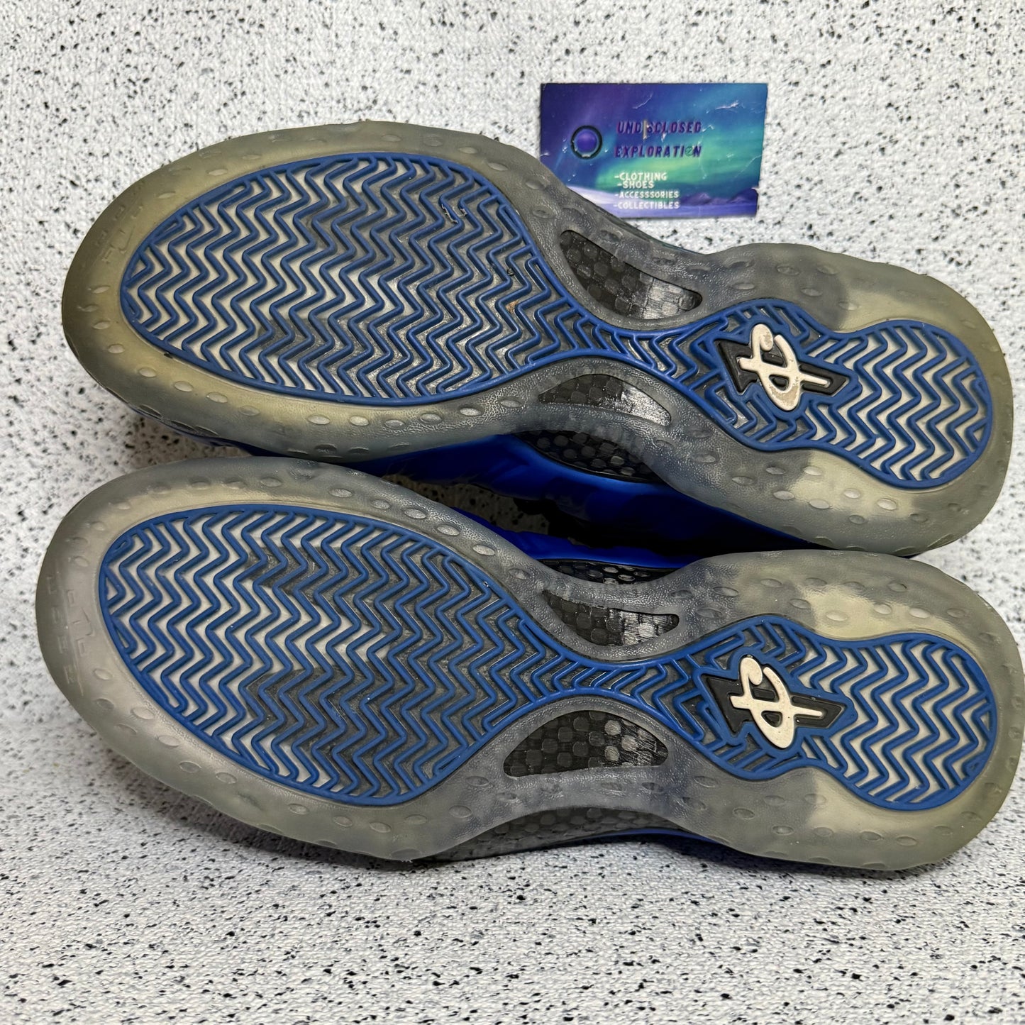 Nike Foamposite 20th Anniversary Royal 2017 11 Men/12.5 Women “Preowned”