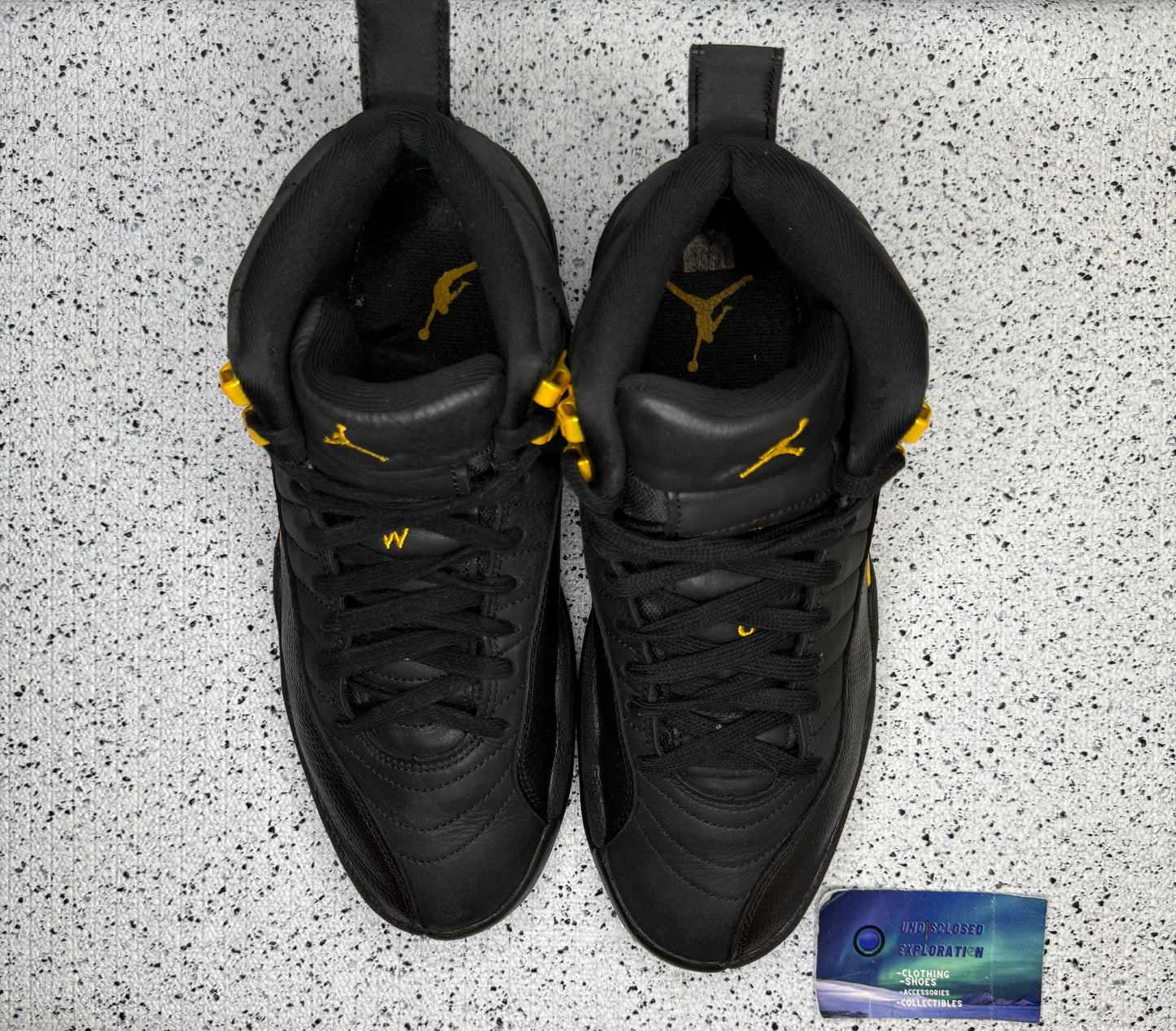 Jordan 12 Black Taxi 9 Men/10.5 Women “Preowned”