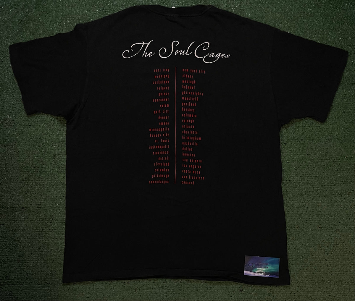 vintage 1991 Sting The Soul Cages tour tee
