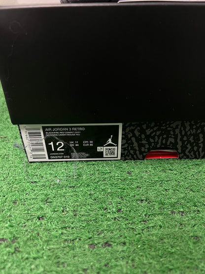 Jordan 3 black cement 2024