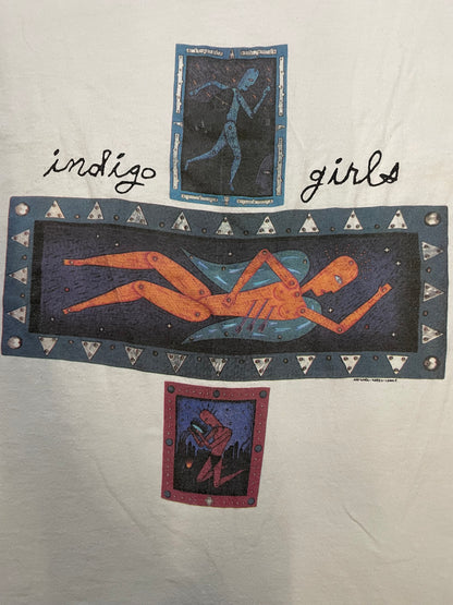Vintage 1990s Nomads Indian saints indigo girls tee