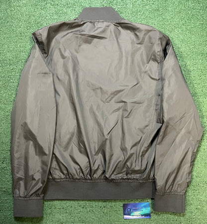 Massimo Dutti grey bomber jacket
