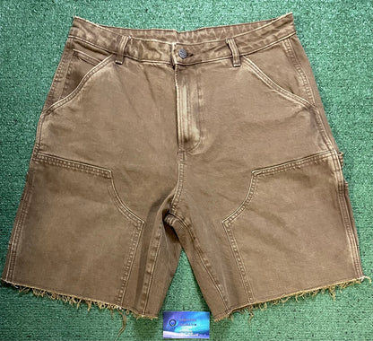 Brown zara carpenter shorts