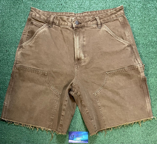 Brown zara carpenter shorts
