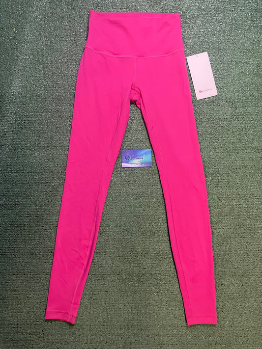 Lululemon Pink Wunder Train HR tight 28