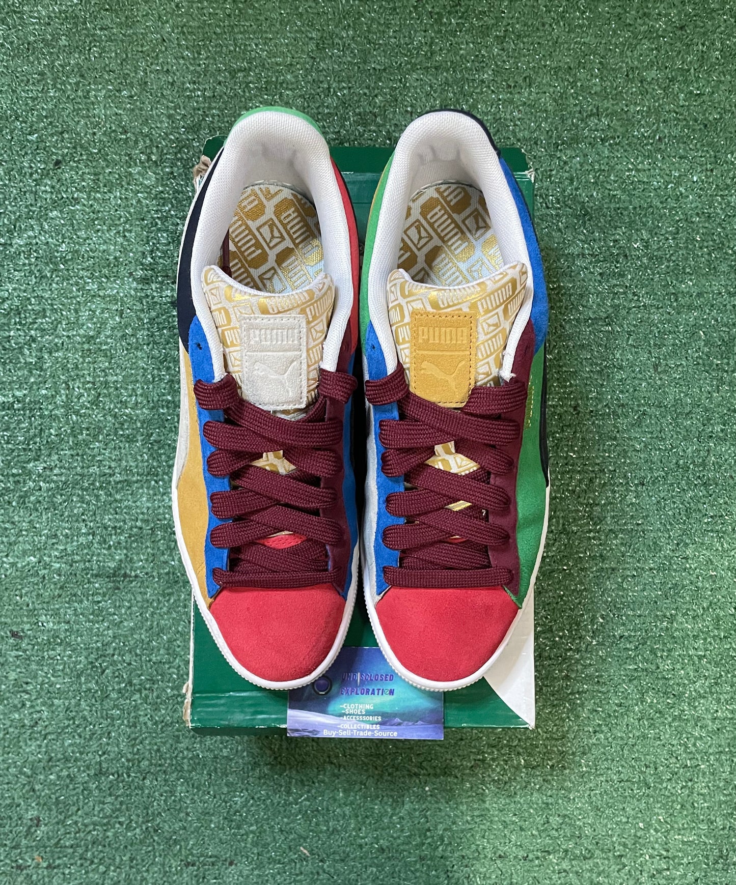 Puma suede classix multicolor size 9.5men/11women