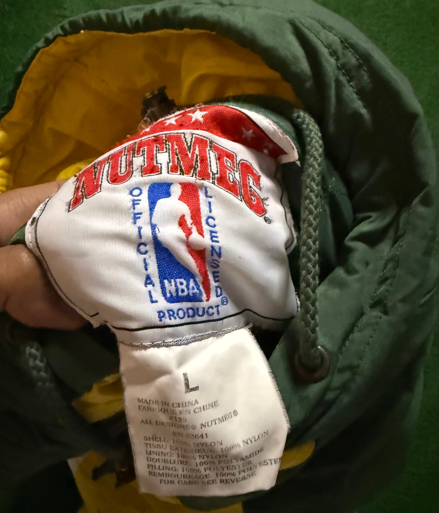 Vintage Seattle SuperSonics Jacket Nutmeg