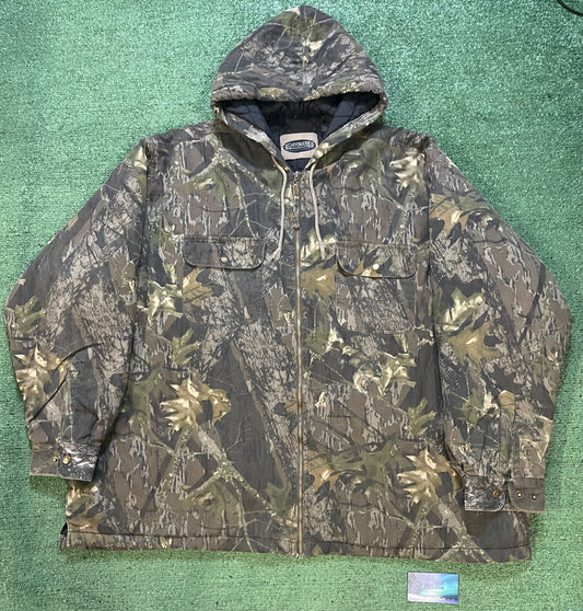 Vintage camo canyon guide quilted camo jacket