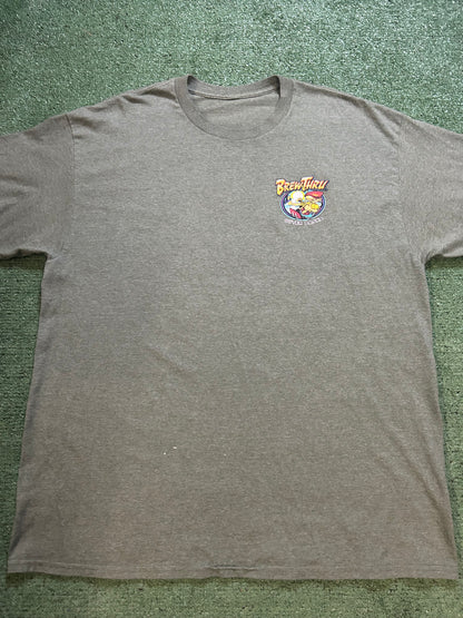 Brew thru outerbanks grey tee