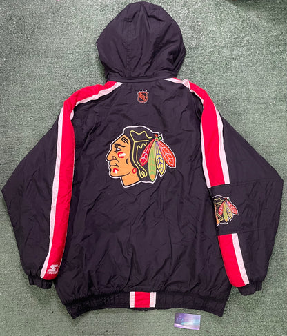 Vintage 1990s Chicago Blackhawks NHL jacket