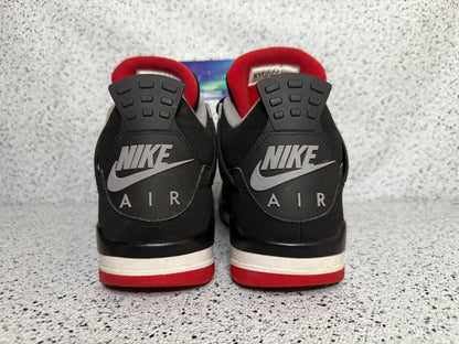 Jordan 4 Bred 2019 9 Men/10.5 Women “Preowned”