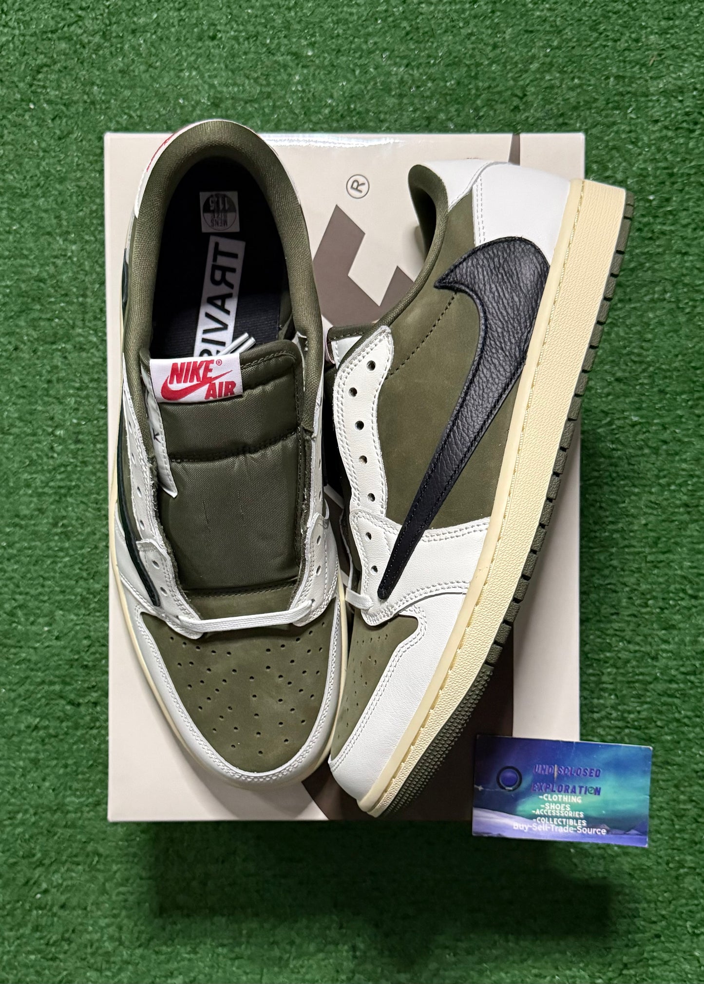 Jordan 1 Low Travis Scott Medium Olive