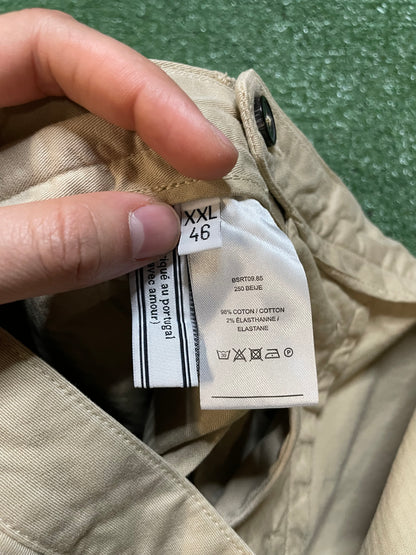AMI Alexandre Mattiussi beige trousers