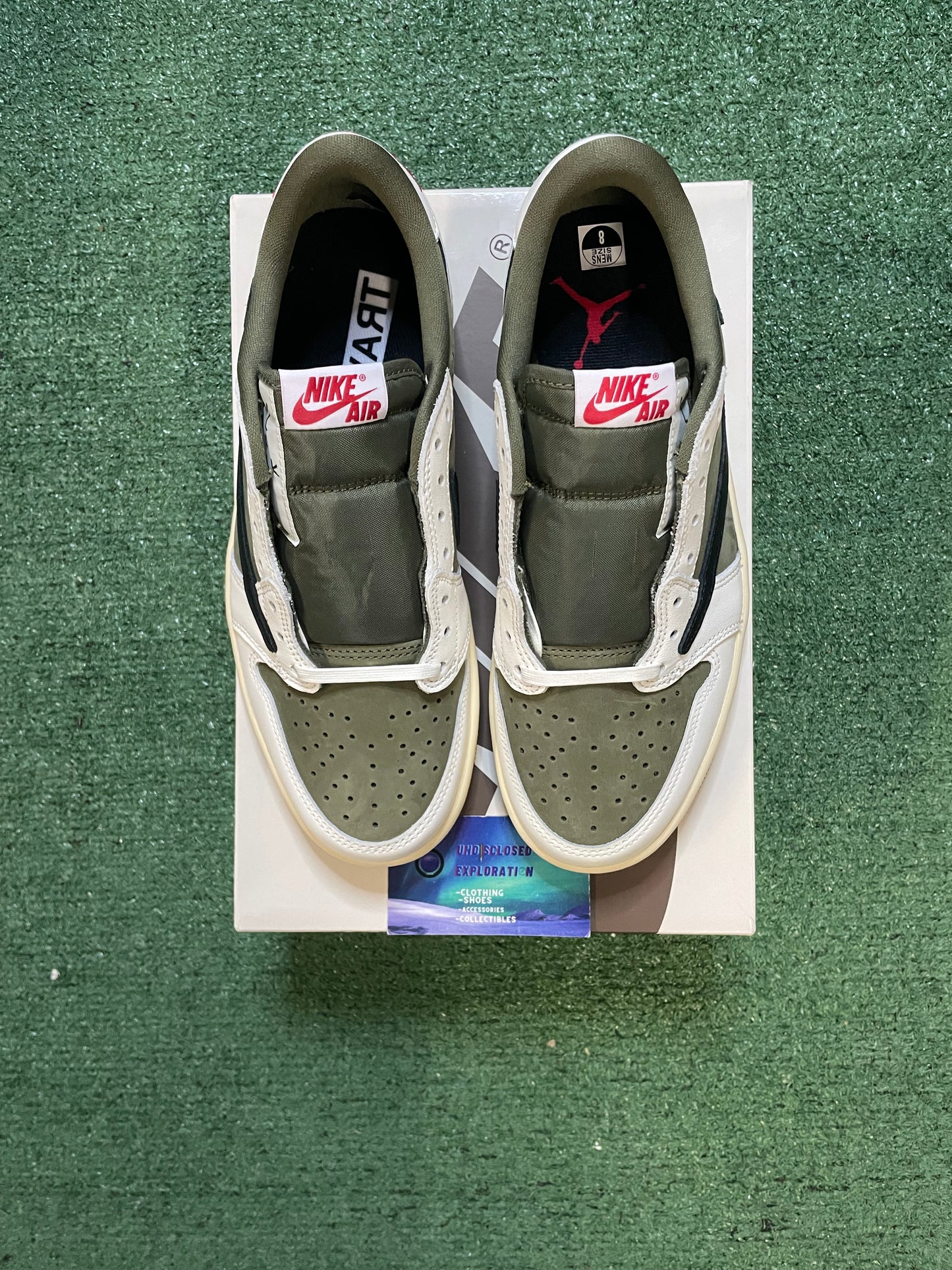 Air jordan 1 low x Travis Scott medium olive