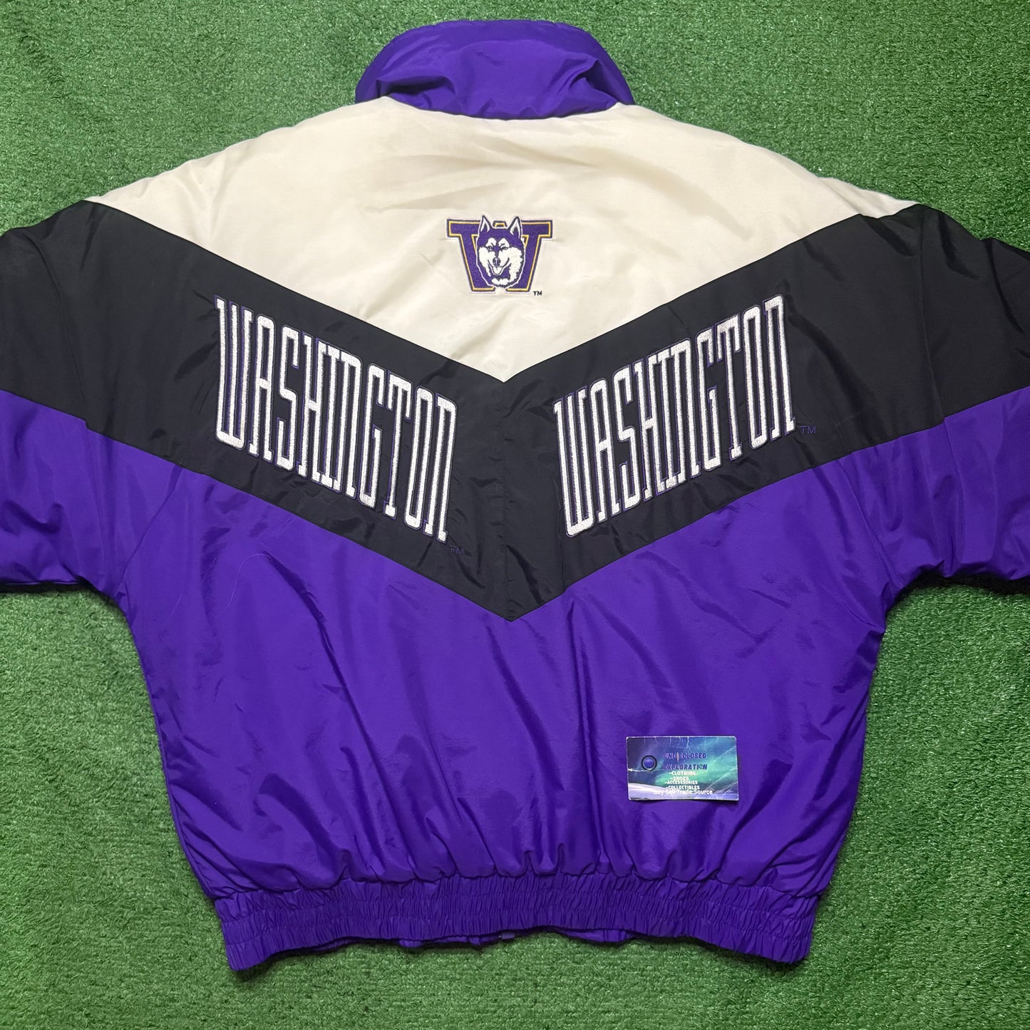 Vintage 1990s UW university of Washington Huskies Logo 7 Jacket