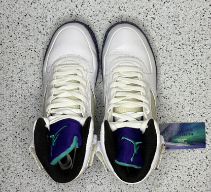 Jordan 5 Grape Fusion 9 Men/10.5 Women “Preowned”