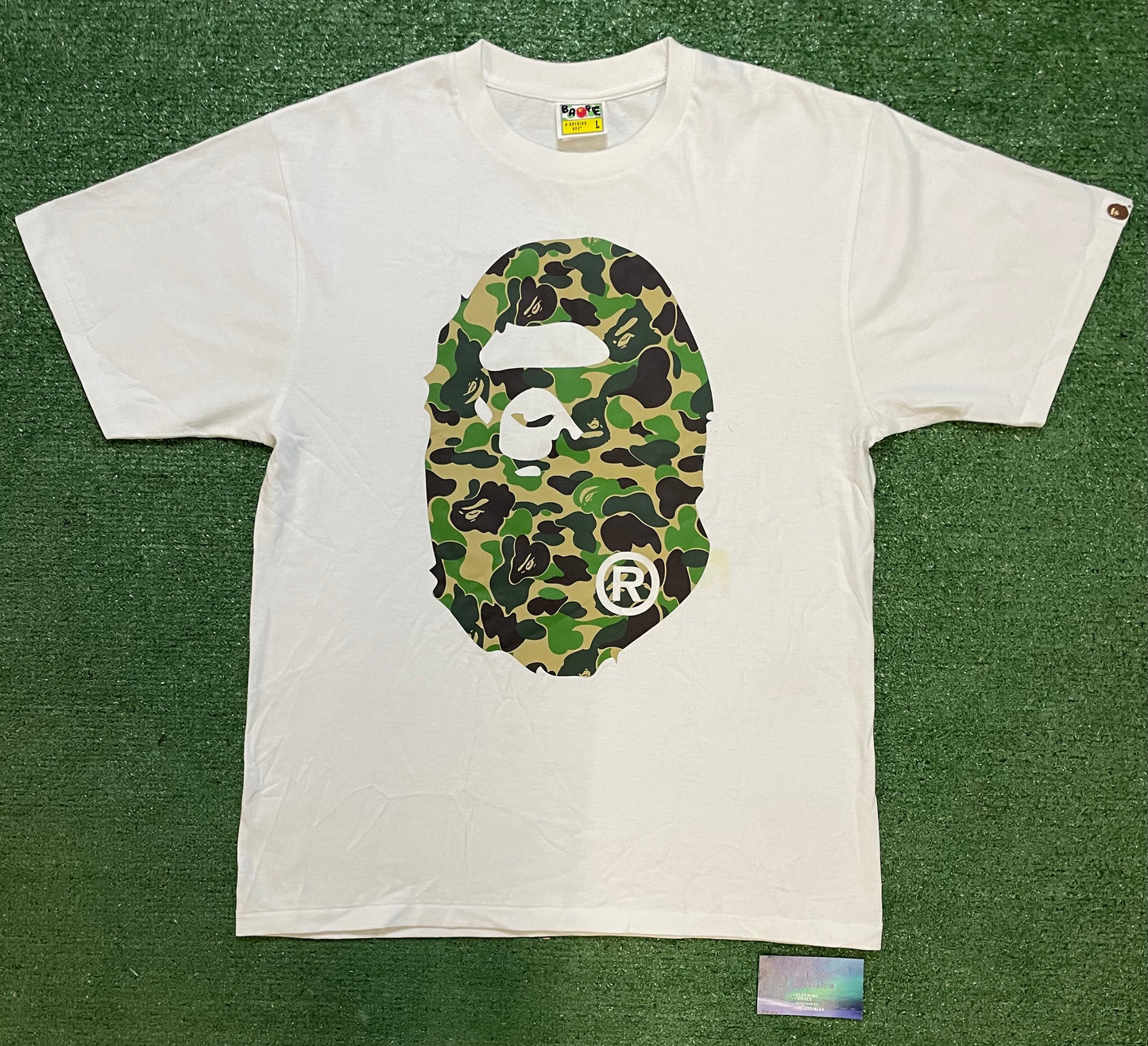 Bape abc camo big ape head tee