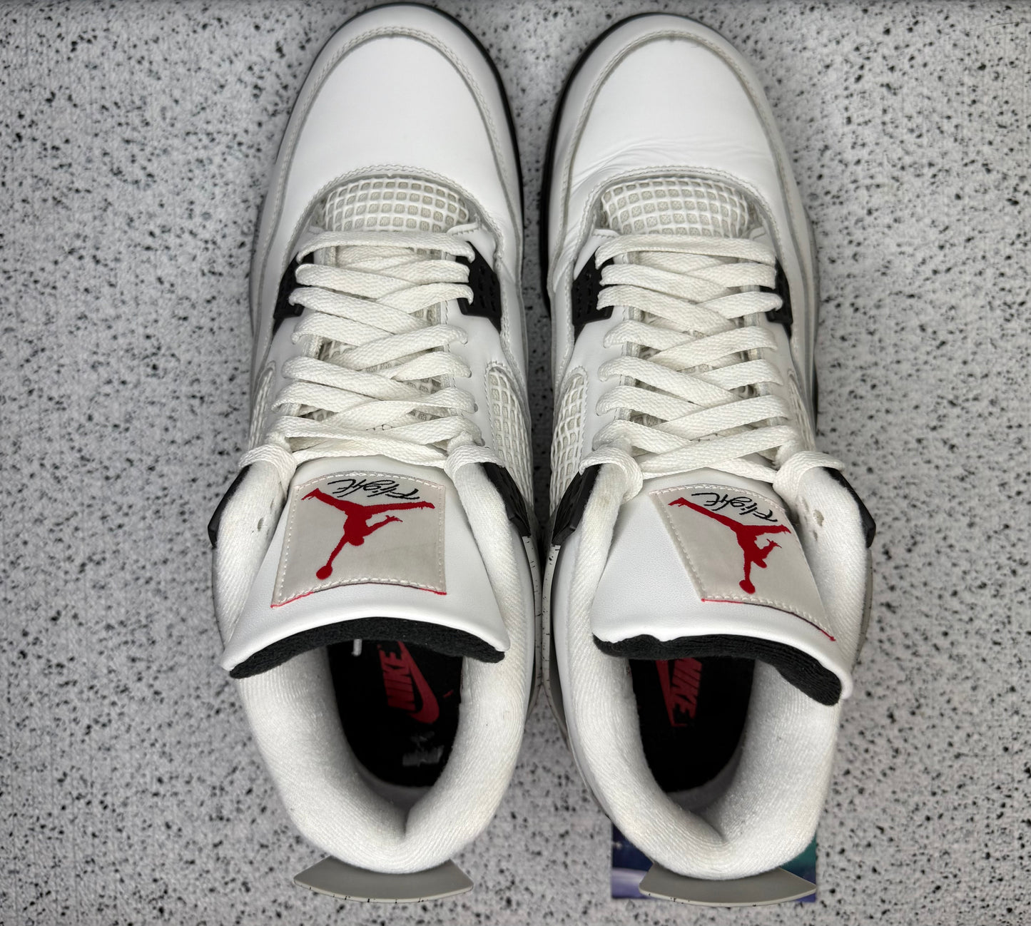 Jordan 4 White Cement 12 Men/13.5 Women “Preowned”