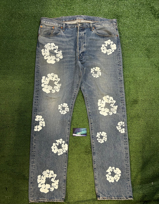 Denim tears cotton wreath jeans
