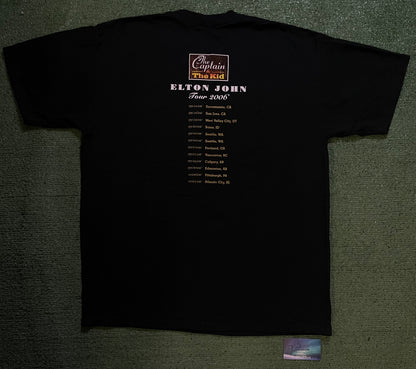 Vintage 2000s Elton John the captain and the kid tour tee