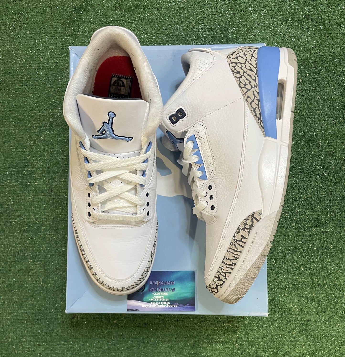 Air Jordan 3 UNC size 10.5men/12women