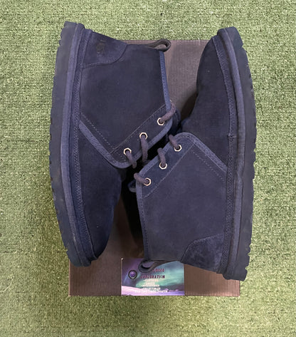 Ugg neumel navy boots Size 10men/11.5women