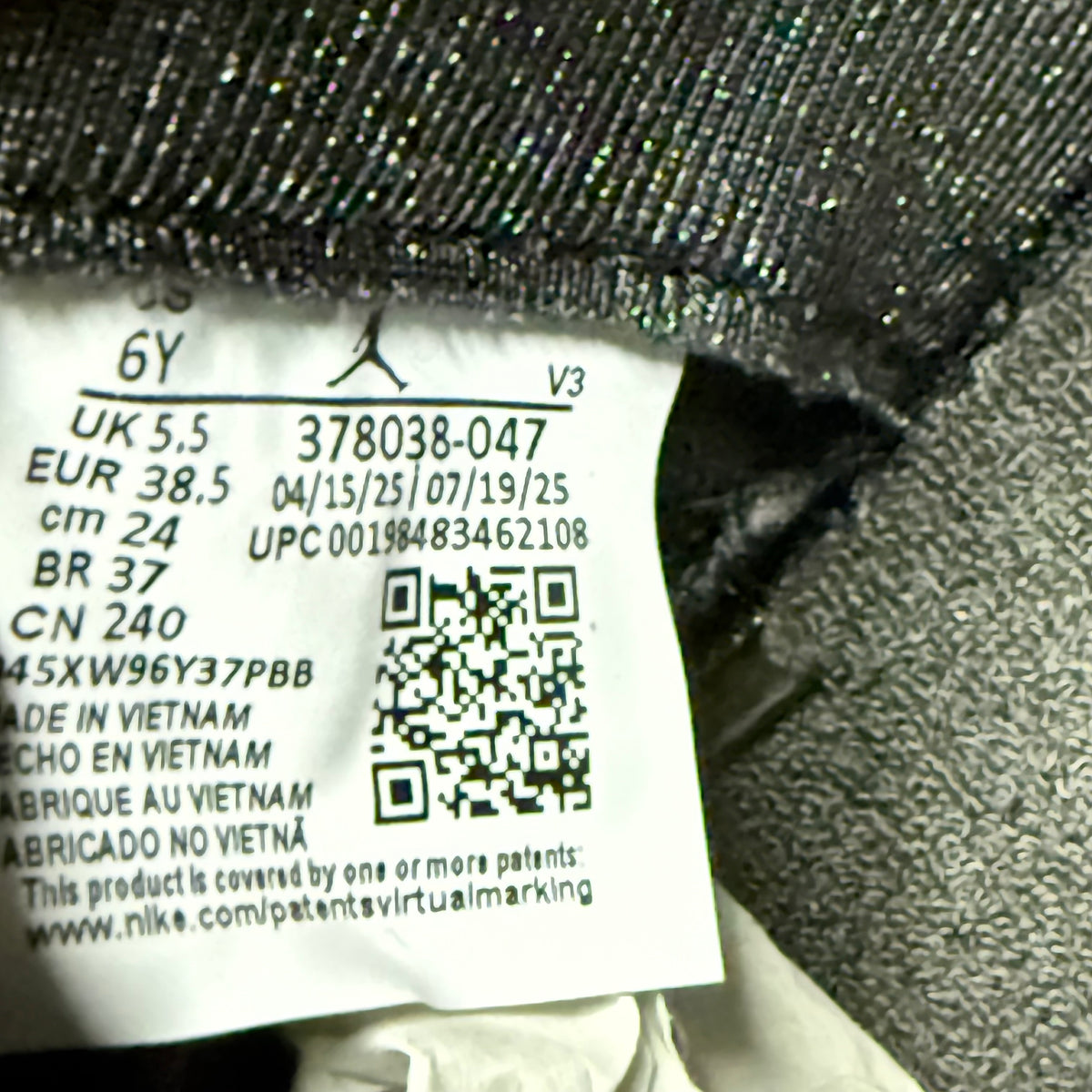 Jordan 11 Gamma 6 Youth “Preowned”