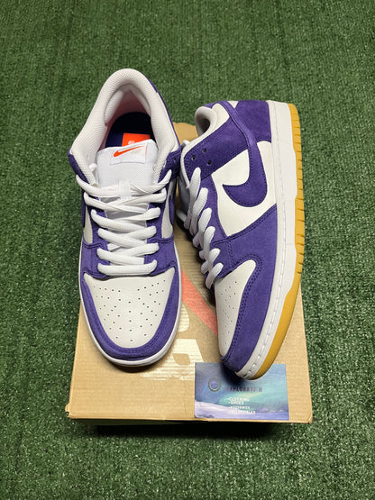 Nike sb dunk low orange label court purple